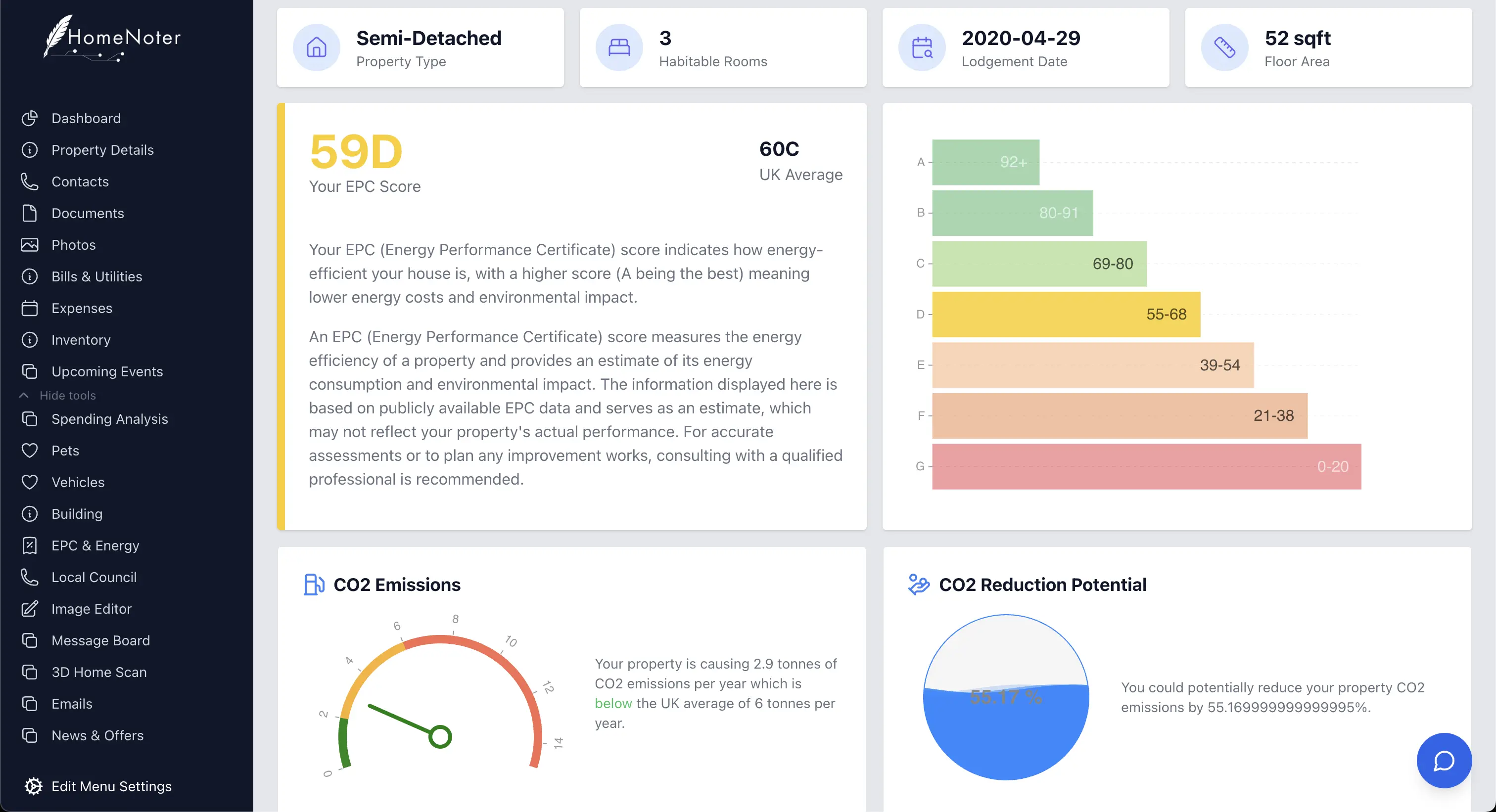 Keep track of your home energy efficiency